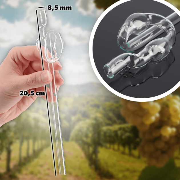 Zestaw winiarski Kadax Balon 54 l + Korek + Rurka + Ściągacz (5903699487211) - obraz 5