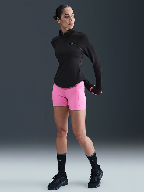 Bluza sportowa damska bez kaptura Nike W Nk Tempo Df Hz TP HV2852-010 XS Czarna (198481316632) - obraz 3