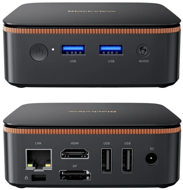 Nettop Blackview Mini PC MP20 Black (MP20-BK/BV/V1) - obraz 2
