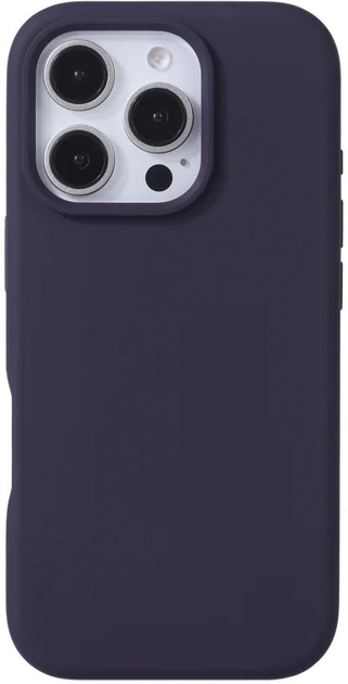 Панель Evelatus Premium Magsafe Soft Touch Silicone для Apple iPhone 16 Deep Purple (EVEAPP16PMSCDP) - зображення 1