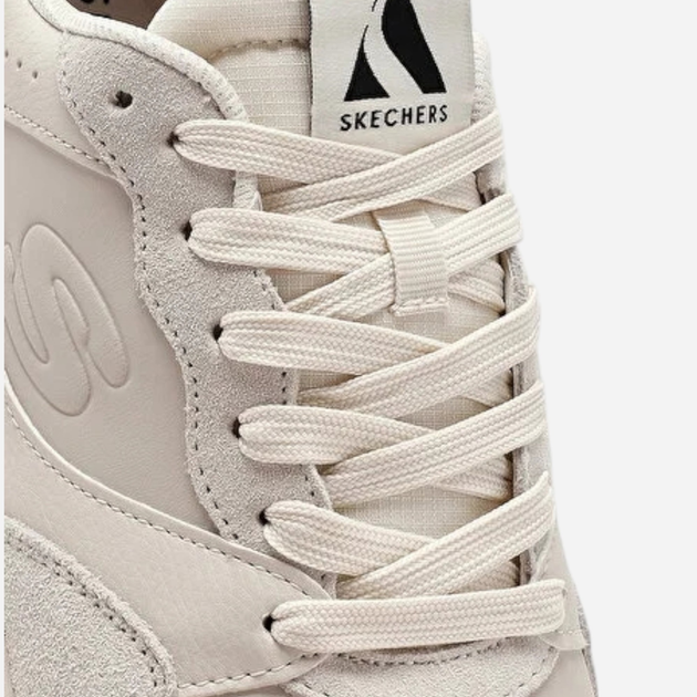 Чоловічі кеди низькі Skechers Volley Low Lifestyle 183241-NAT 43 Бежеві (197976397514) - зображення 6