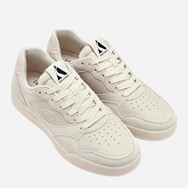 Чоловічі кеди низькі Skechers Volley Low Lifestyle 183241-NAT 44 Бежеві (197976397521) - зображення 5