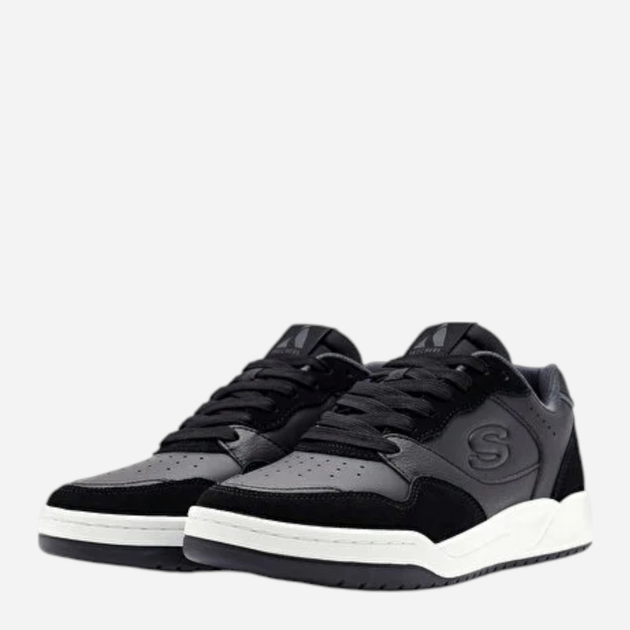 Чоловічі кеди низькі Skechers Volley Low Lifestyle 183241-BLK 46 Чорні (197976397385) - зображення 2