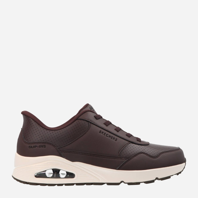 Buty sportowe męskie Skechers Uno Banksia Luxe 183023-CHOC 41 Brązowe (198739857740) - obraz 1