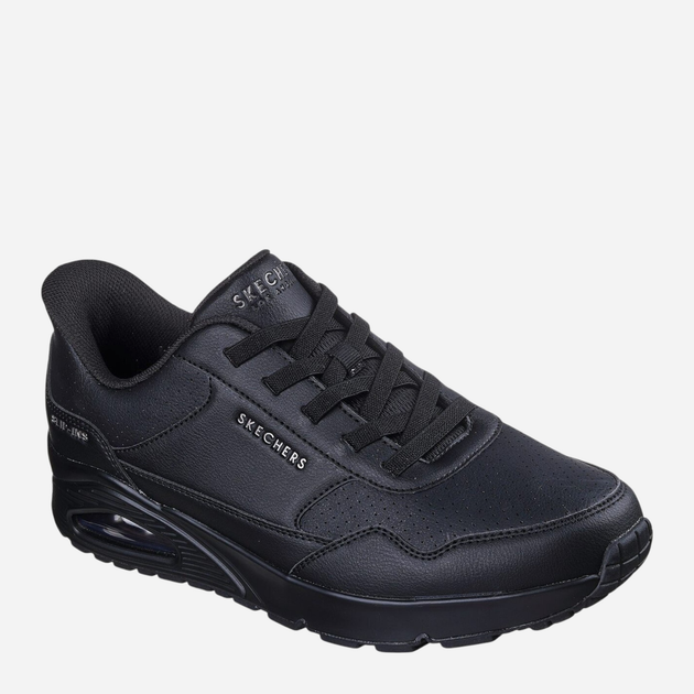 Чоловічі кросівки Skechers Uno Banksia Luxe 183023-BBK 45 Чорні (198739691238) - зображення 2
