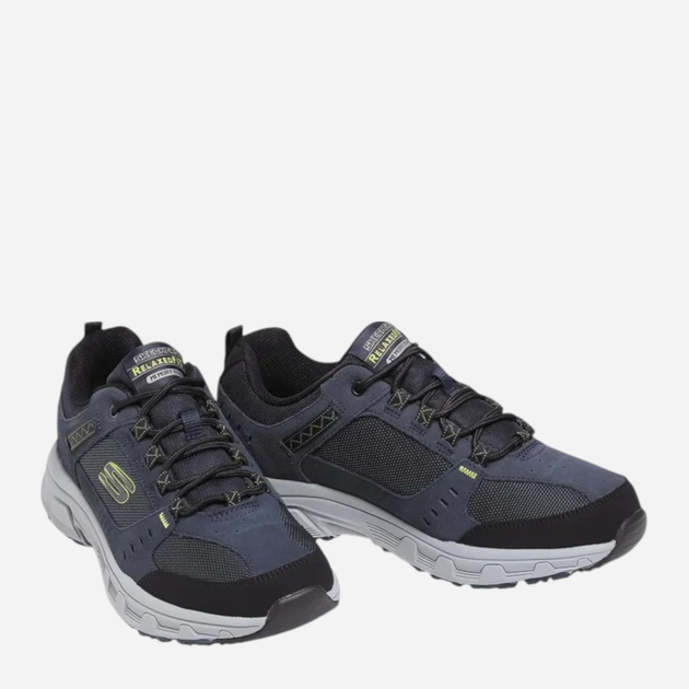 Чоловічі кросівки для трекінгу Skechers Oak Canyon 51893-NVLM 41.5 Сині (192283139338) - зображення 6