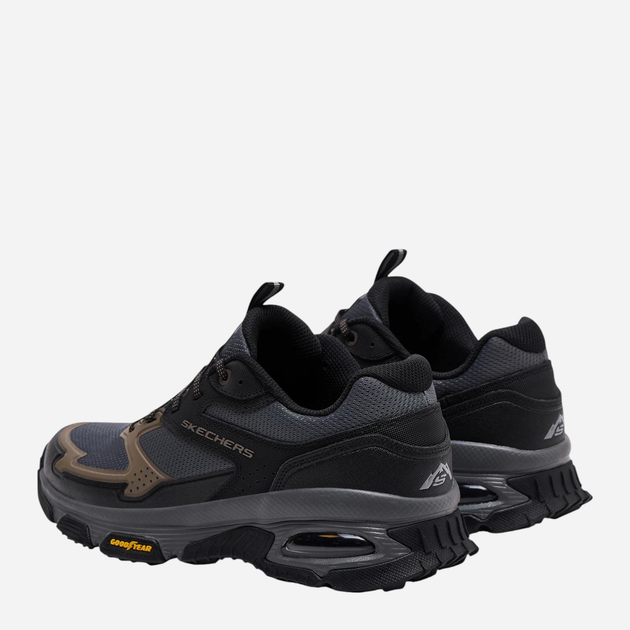 Чоловічі кросівки для трекінгу Skechers Sleek Envoy 237553-BKBR 44 Чорні (197627106076) - зображення 4