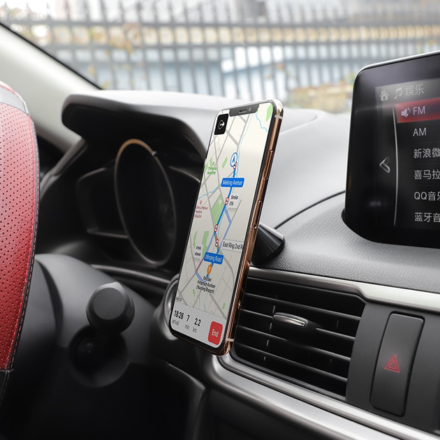 Автодержатель Hoco CA46 Metal Magnetic in-car Holder for Dashboard (Silver) [73714] - изображение 6
