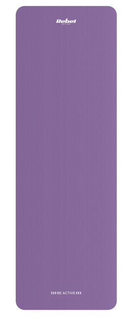 Килимок для тренувань Rebel Active NBR 1 см 183 x 61 см Фіолетовий (5901890099646) - зображення 2