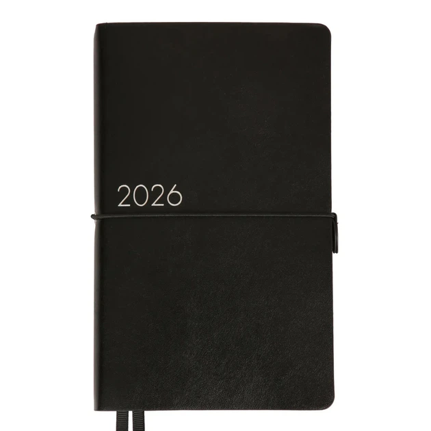 Деловой блокнот датированый 2026 Leo Planner Glory 252632 12х20 см 352 страницы черный - Фото 1 Деловой блокнот датированый 2026 Leo Planner Glory 252632 12х20 см 352 страницы черный - изображение 1