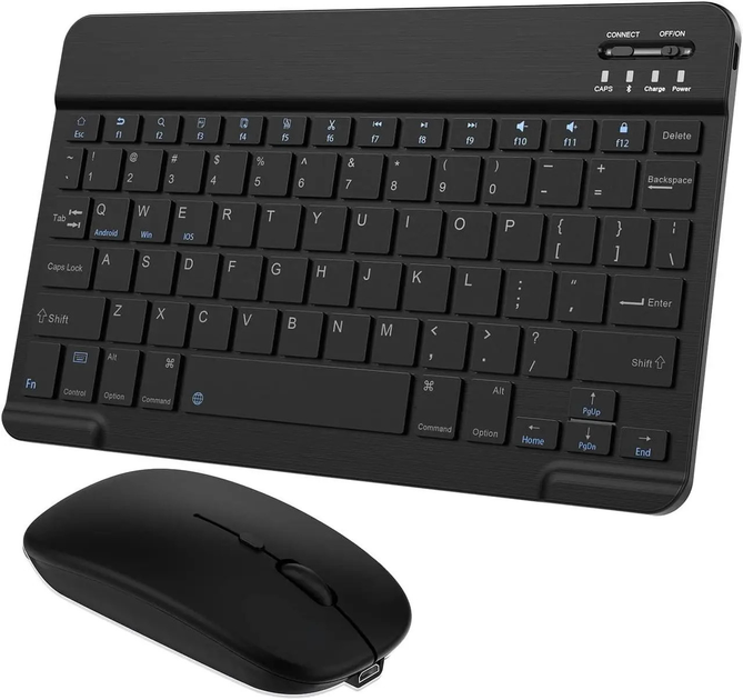 Беспроводной комплект клавиатура с мышкой BT Combo Black - изображение 2