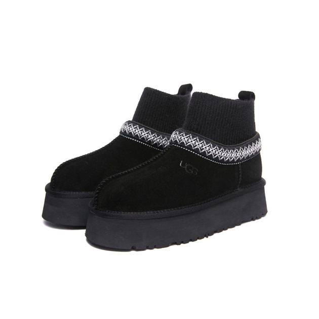 Жіночі уггі Тазз Вязані Сліппер Ультра Міні Платформа Чорні UGG Tazz Platform Knit Black (38, чорний) - Фото 2 Жіночі уггі Тазз Вязані Сліппер Ультра Міні Платформа Чорні UGG Tazz Platform Knit Black (38, чорний) - изображение 2