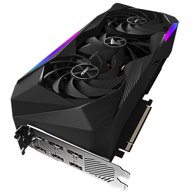 Відеокарта GeForce RTX 3070 Ti 8GB Gigabyte Aorus Master (GV-N307TAORUS M-8GD) Б/В - изображение 2