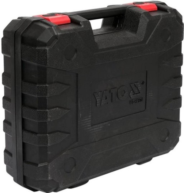 Гайковерт ударний акумуляторний Yato YT-82807 18 В квадрат 1/2" 300/ 700 Нм 2 акуму-ри 17 головок (5906083075629) - зображення 7