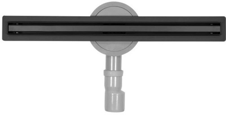 Odpływ liniowy Fala 71636 Slim Black z syfonem 56 mm stal nierdzewna 60x3x7 cm (5906083086915) - obraz 2