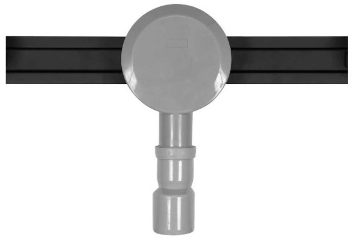 Odpływ liniowy Fala 71636 Slim Black z syfonem 56 mm stal nierdzewna 60x3x7 cm (5906083086915) - obraz 6