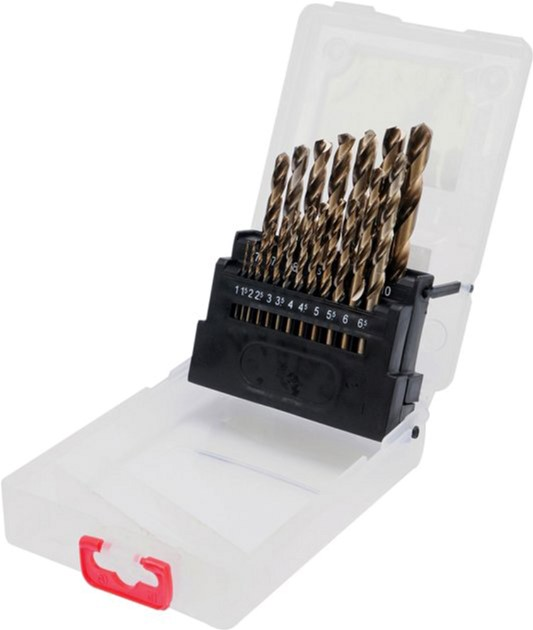Zestaw wierteł do metalu YATO HSS-Cobalt 1-10 mm 19 szt (YT-41604) - obraz 1