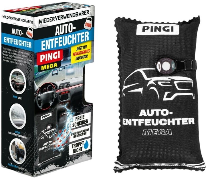 Pochłaniacz wilgoci Pingi Czarny (8718481177747) - obraz 3