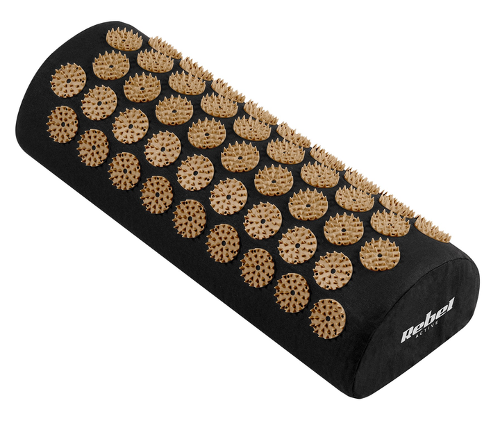 Килимок для акупресури з шипами та подушкою Rebel Active XXL 130 x 50 см Золоті шипи (5901890114288) - зображення 3