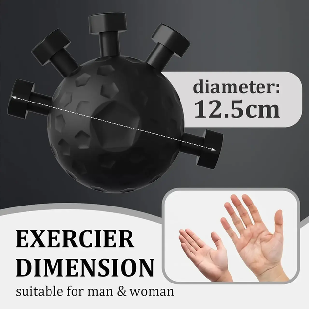 Тренажер для пальців еспандер кистьовий Power Wrist JY-8819B - изображение 4