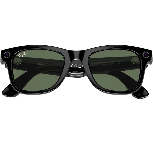 Смарт-окуляри Ray-ban Meta Wayfarer Shiny Black / Green