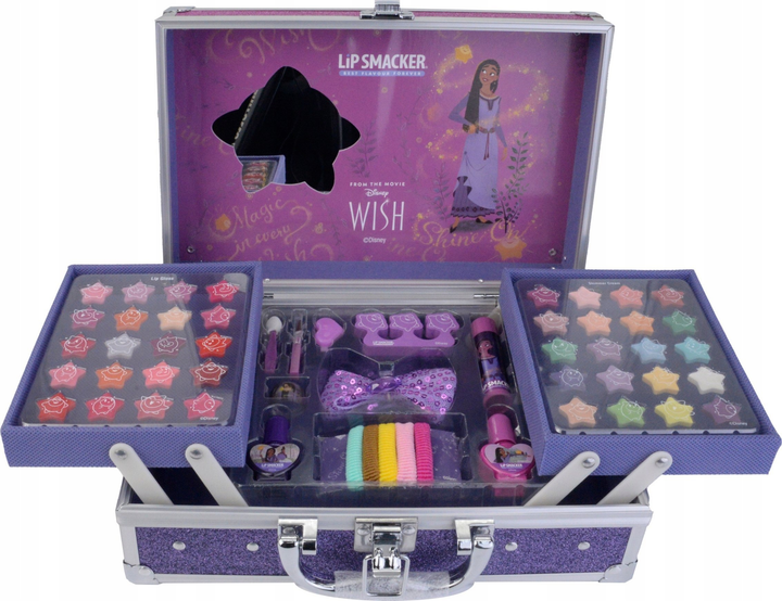 Zestaw kosmetyków Markwins Disney Wish w brokatowej walizce 1510714E (4038033107140) - obraz 3