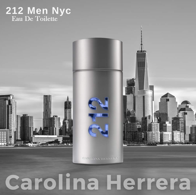 Carolina Herrera 212 Men NYC Туалетная вода для мужчин, 1.5 мл Пробник - зображення 2