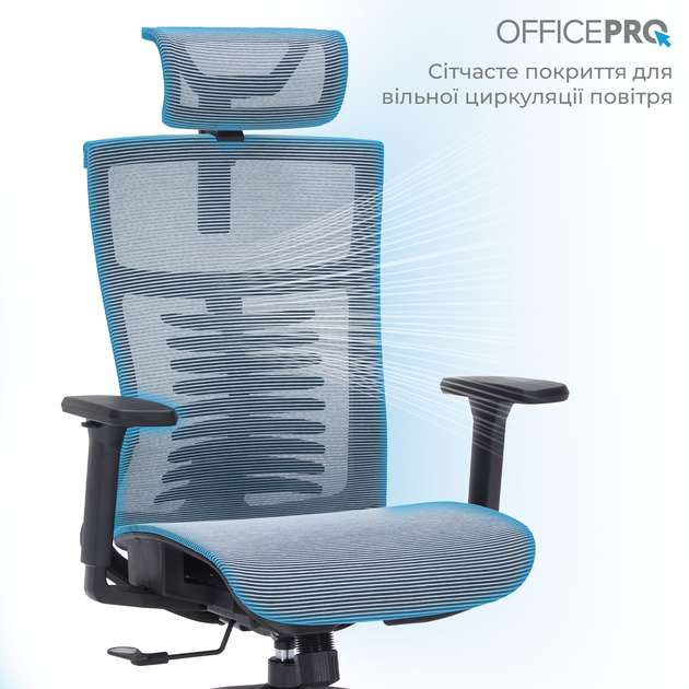 Крісло офісне OfficePro Balance OC620-B-DG-DG - изображение 8