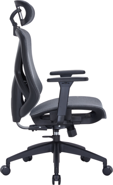Крісло офісне Officepro Atlas OC630-B-DG-DG - Фото 5 Крісло офісне Officepro Atlas OC630-B-DG-DG - зображення 5
