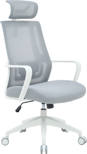 Крісло офісне OfficePro Harmony OC310-W-LG-LG - изображение 3
