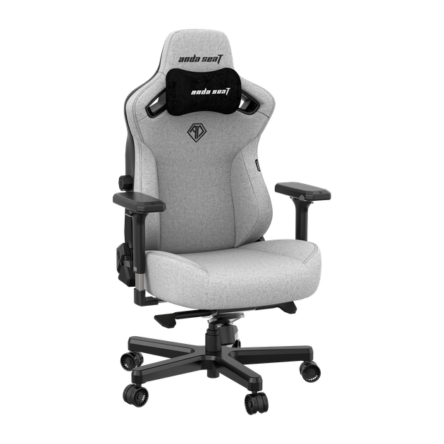 Крісло ігрове Anda Seat Kaiser 3 Grey Fabric Size L (AD12YDC-L-01-G-PV/F) - изображение 3