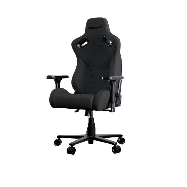 Игровое кресло Anda Seat Kaiser Frontier XL Dark Gray Fabric нагрузка до 150 кг, льняная ткань, пена Memory Foam, гарантия 24 мес, наклон спинки 160 °, рост до 200 см - изображение 4