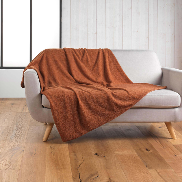 Pled Douceur d'intérieur Curly pluszowy na sofę 180 x 220 cm (3574386124157) - obraz 2