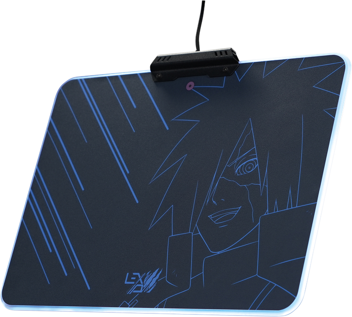 Podkładka pod myszkę Lexip Naruto Shippuden Madara RGB Speed Black/Blue (3760352730396) - obraz 5