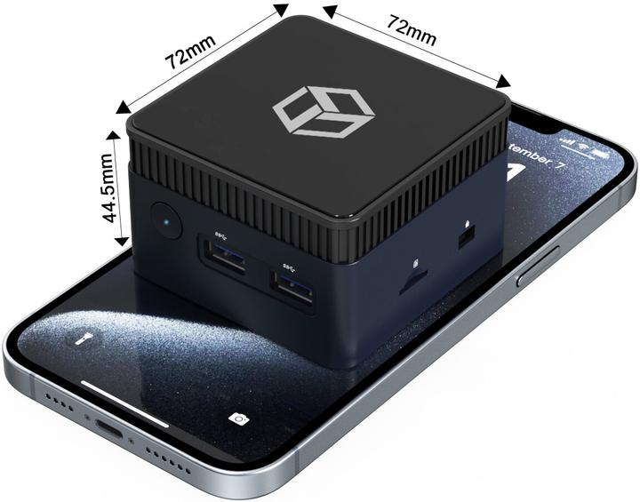 Nettop Qoobe Mini PC ANN150 Black (QE-ANN150-12GB/512GB) - obraz 6