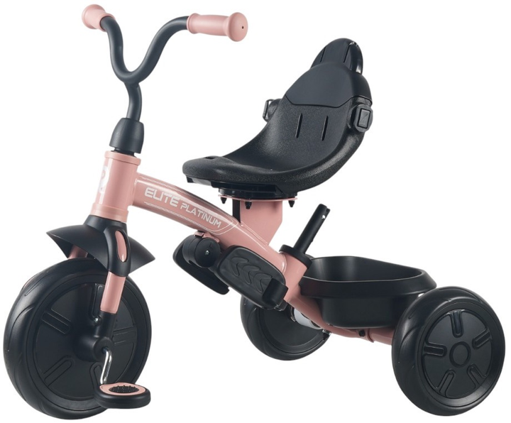Rowerek trójkołowy Qplay Elite Platinum Pink (5061047481943) - obraz 6