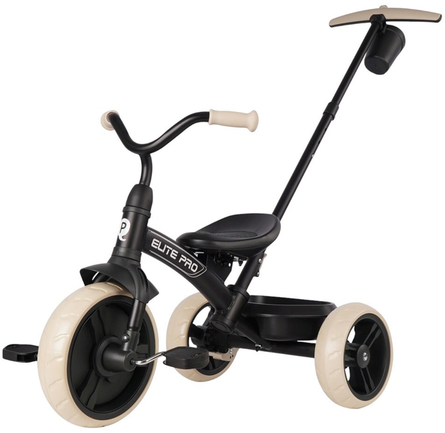Rowerek trójkołowy Qplay Elite Pro Black (5061047480649) - obraz 1