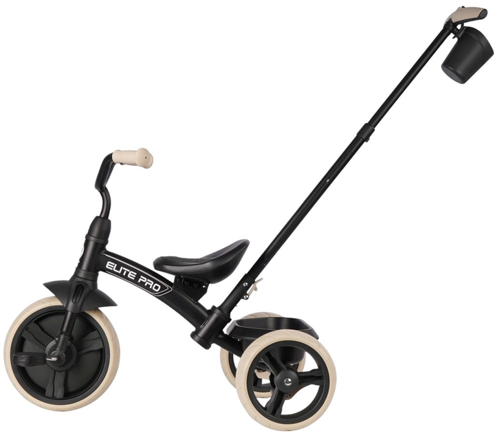 Rowerek trójkołowy Qplay Elite Pro Black (5061047480649) - obraz 2