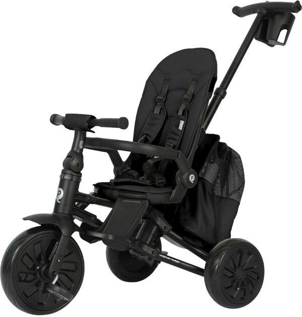 Rowerek trójkołowy Qplay Nova Max Black (5061047481998) - obraz 4