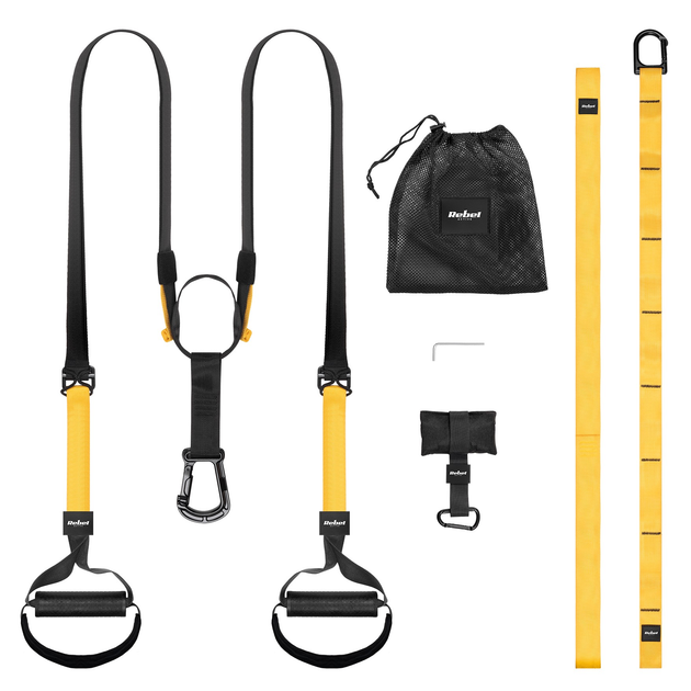 Taśmy treningowe pasy do ćwiczeń Rebel Active TRX P3-3 (5901890098816) - obraz 2