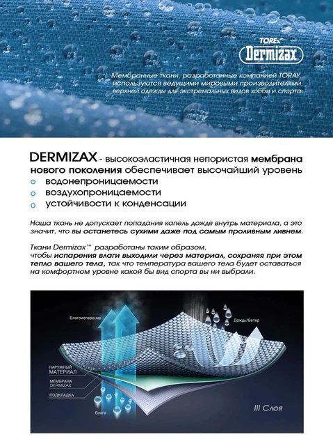 Куртка демісезон. мембран. Norfin TORRENT PRO (мебр.Toray Dermizax) 20000мм / M (200988) 525002-M - Фото 6 Куртка демісезон. мембран. Norfin TORRENT PRO (мебр.Toray Dermizax) 20000мм / M (200988) 525002-M - изображение 6