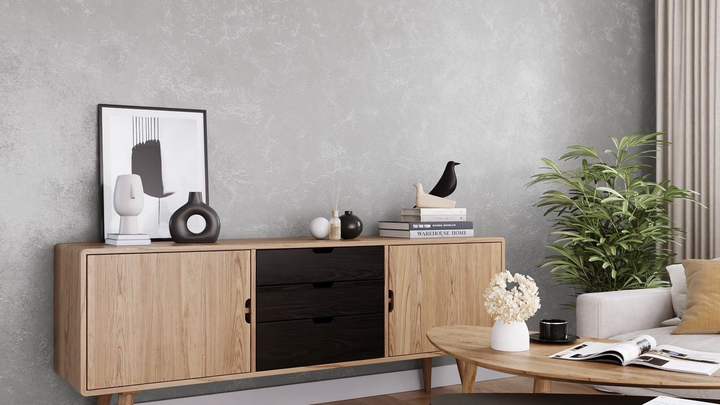 Структурна фарба Jeger Sahara з піщаною структурою для стін Norberto 1 л (000101132325) - зображення 4