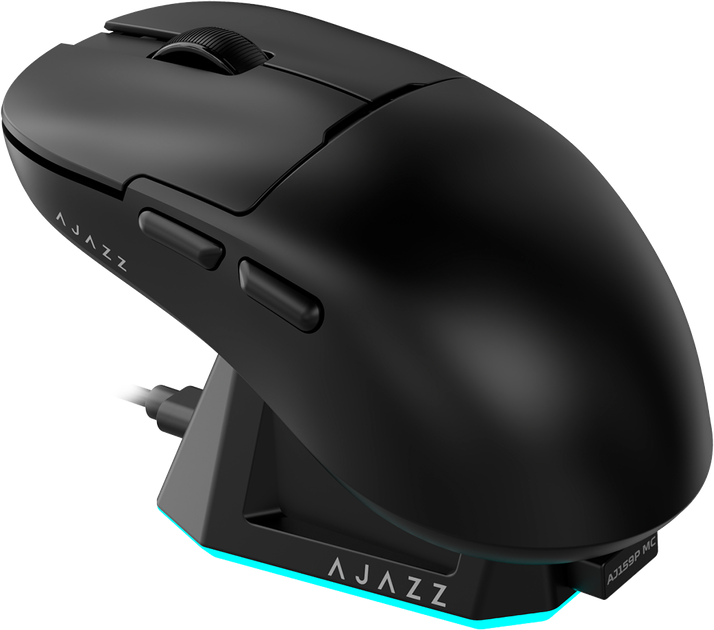 Мышка Ajazz AJ159P MC Wireless 3 Mod Charging Dock (AJ159P-MC-B) Black - Фото 1 Мышка Ajazz AJ159P MC Wireless 3 Mod Charging Dock (AJ159P-MC-B) Black - изображение 1