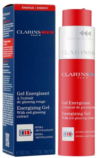 Гель для обличчя Clarins Men Energizing Gel 50 мл (3666057308024) - зображення 2