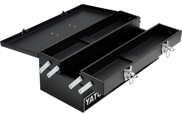 Металевий ящик для інструментів Yato YT-0884 460 х 200 х 180 мм (5906083908842) - зображення 2
