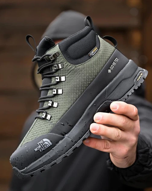 Мужские зимние ботинки The North Face Gore-tex 43р хаки (93912