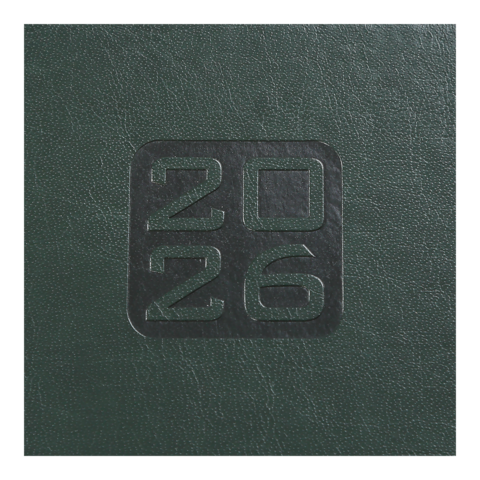 Щоденник датований 2026 BUROMAX А5 BRAVO 2112-04 зелений /BM.2112-04/ - изображение 3
