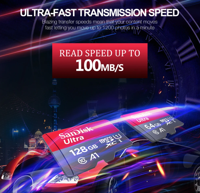 Карта памяти TF microSDHC SanDisk Ultra Class 10 32GB - изображение 7