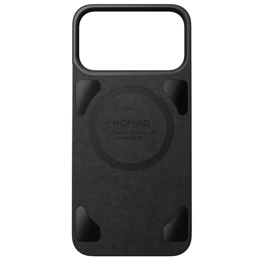 Кожаная магнитная накладка на заднюю панель Nomad Magnetic Horween Leather Back Black для iPhone 17 Pro Max (NM014391858) - Фото 5 Кожаная магнитная накладка на заднюю панель Nomad Magnetic Horween Leather Back Black для iPhone 17 Pro Max (NM014391858) - изображение 5