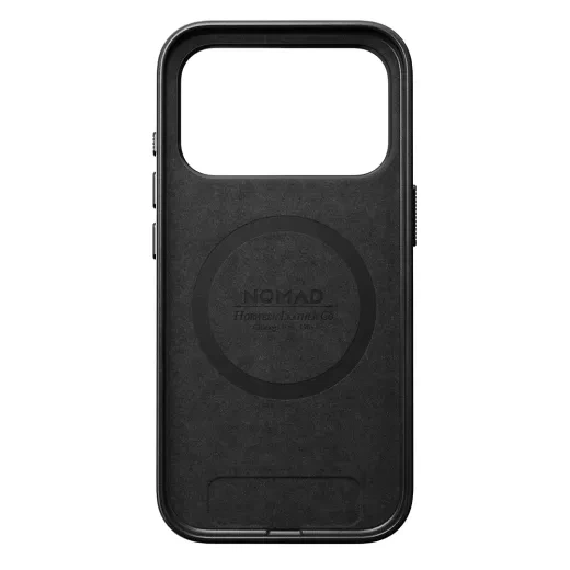Кожаный чехол Nomad Traditional Horween Leather Case Black для iPhone 17 Pro (NM011963858) - изображение 4